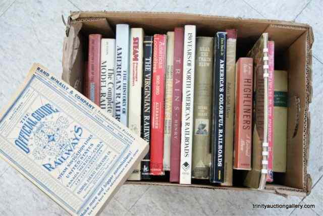 Appraisal: Box of Railroad Locomotive Train BooksThis is for a full