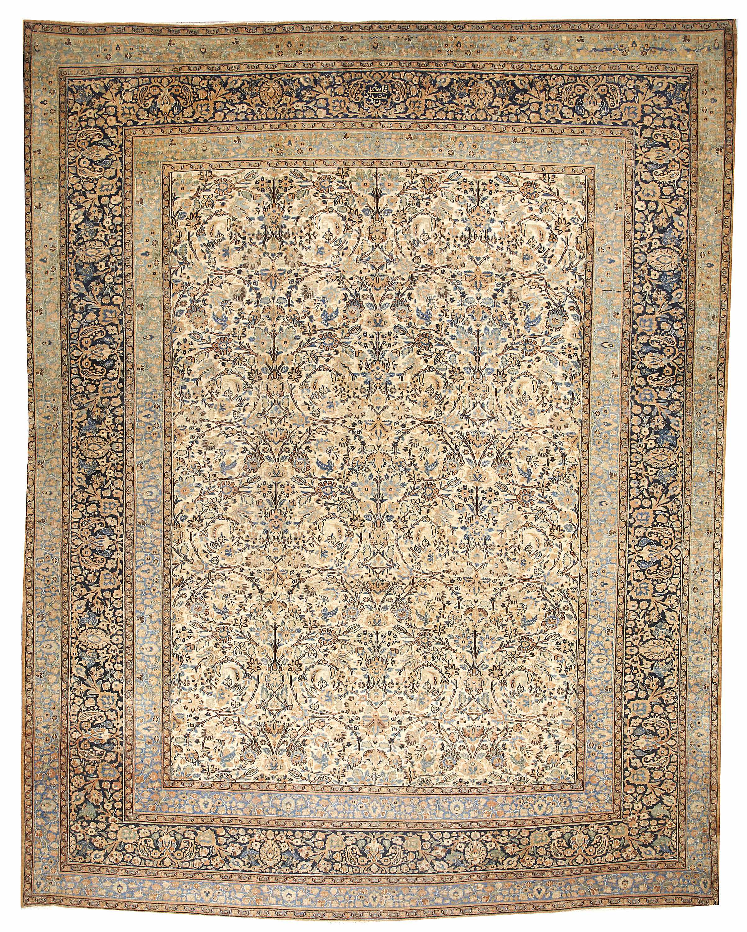 Appraisal: A Khorasan carpet Northeast Persiacirca size approximately ft in x