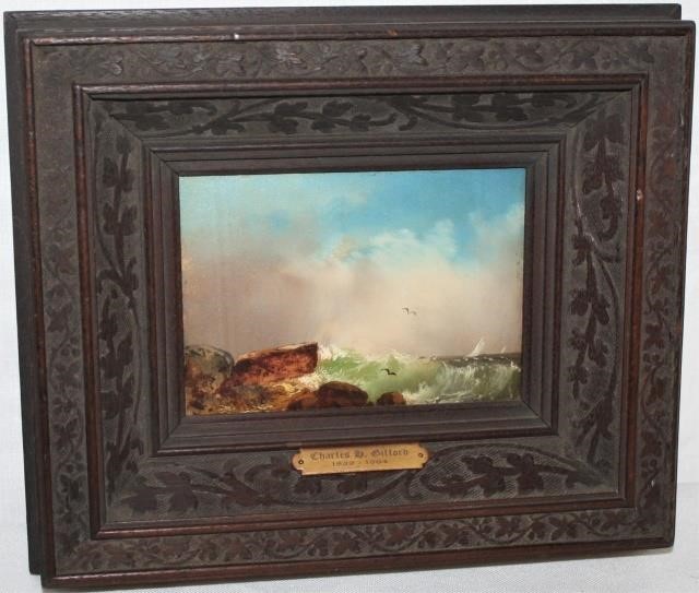 Appraisal: CHARLES H GIFFORD - FAIRHAVEN MA FRAMED OIL ON ARTIST