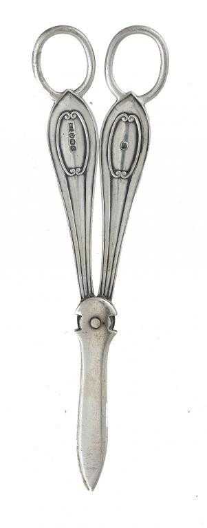 Appraisal: A PAIR OF GEORGE V GRAPE SHEARS by Walker Hall