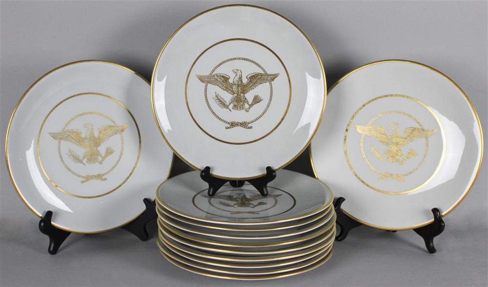 Appraisal: SET OF TWELVE S S UNITED STATES OCEAN LINER EAGLE