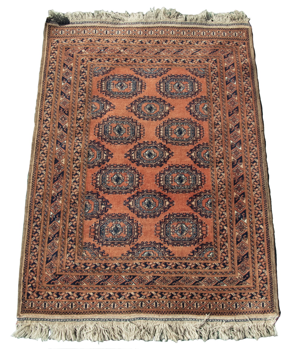 Appraisal: AFGHANI RUG ' X ' Afghanistan rug late th c