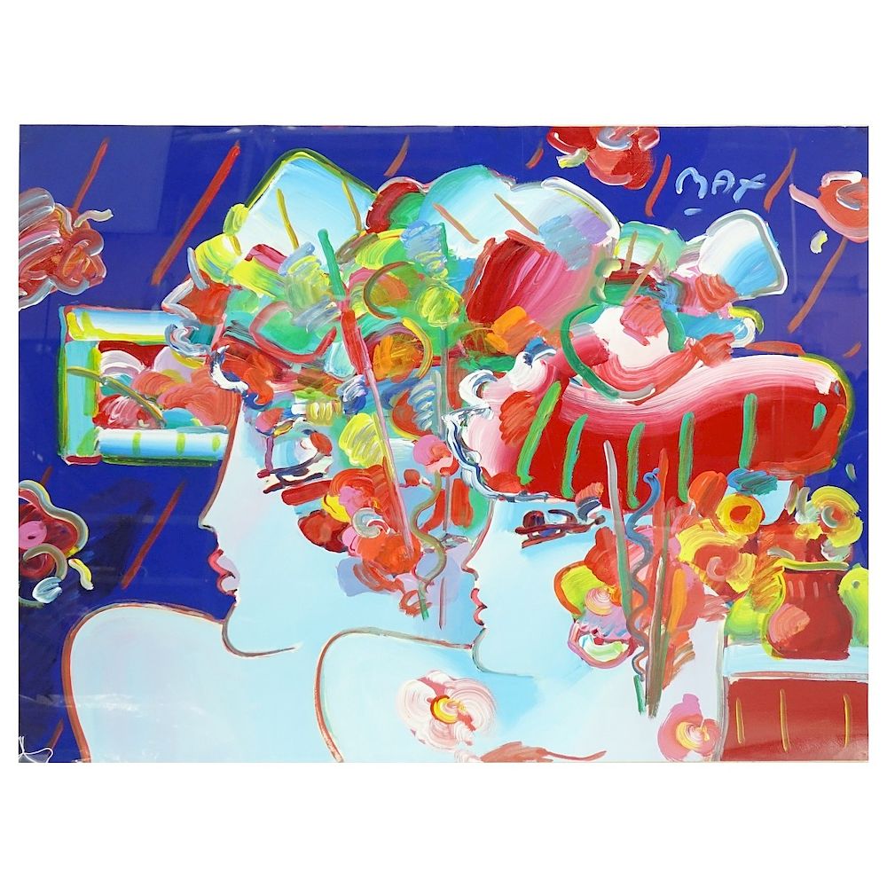 Appraisal: Peter Max German American born Acrylic Peter Max German American