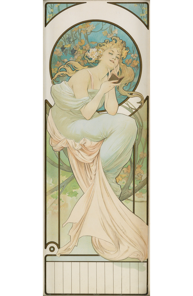 Appraisal: ALPHONSE MUCHA - CALENDAR Circa x inches x cm Condition