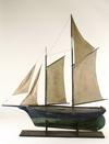 Appraisal: SHIP MODEL - Primitive late th early th C scale