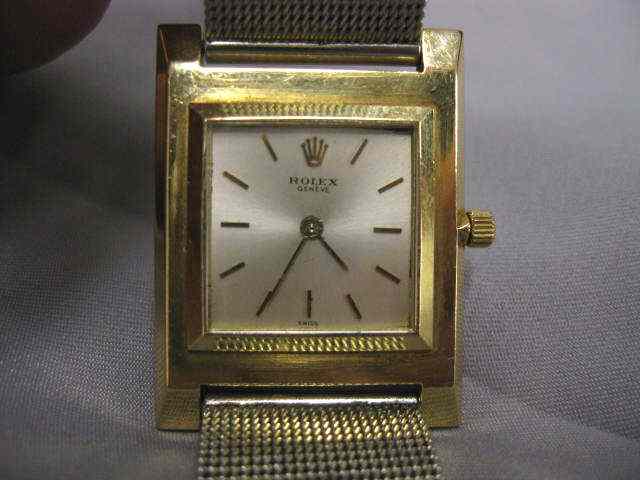 Appraisal: Rolex Man's k Gold Wristwatch '' x - '' case