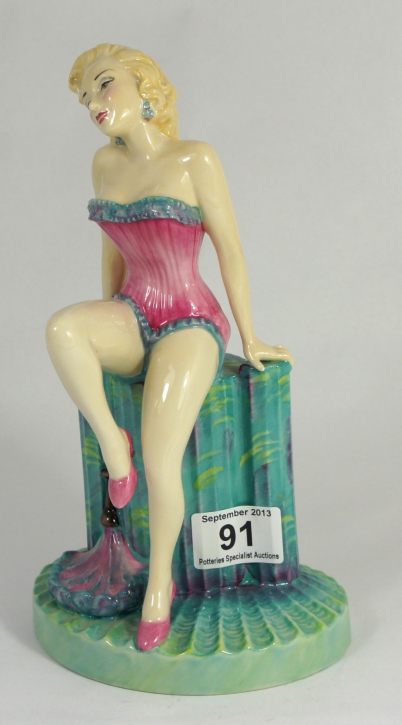 Appraisal: Kevin Francis Figure Marilyn Monroe Rose Pink Basque Limited Edition