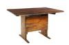 Appraisal: CHAIR TABLE - th c primitive pine rectangular top chair