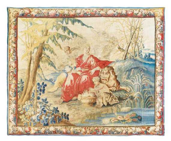 Appraisal: TAPESTRY L'HIVER Louis XV from the suite of the seasons