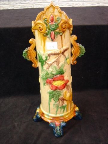 Appraisal: MAJOLICA VASE