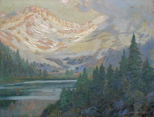 Appraisal: CHAMBERLAIN Curtis American - Storm Over June Lake High Sierras