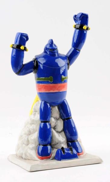 Appraisal: Ceramic Robot Figure This modern ceramic robot figure has a