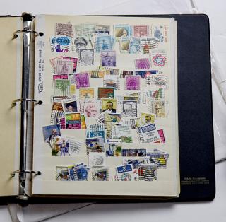 Appraisal: lot of Four albums of national international and historic stamps