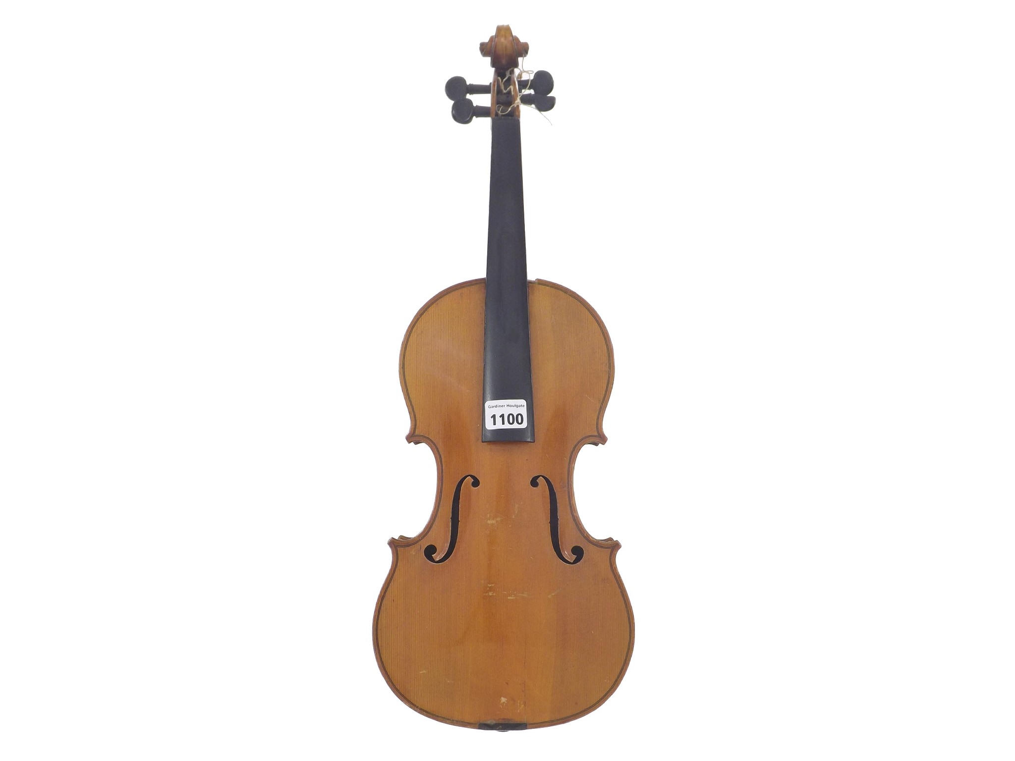 Appraisal: Early th century French Mirecourt School violin in need of