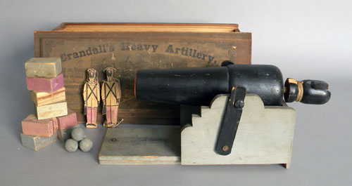 Appraisal: Crandall's Heavy Artillery Cannon th c with original box cannon