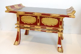 Appraisal: SMALL LACQUERED ORIENTAL TABLE