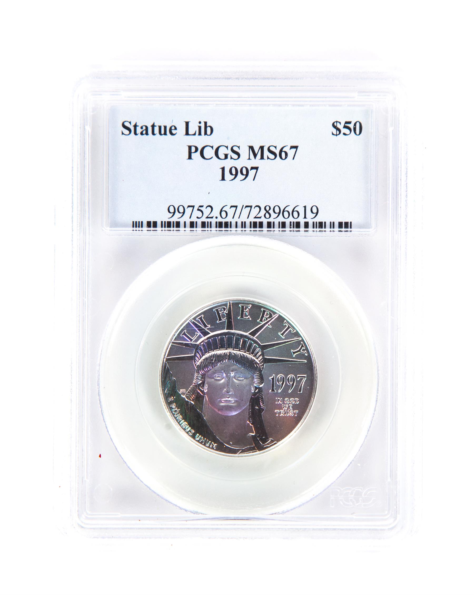 Appraisal: HALF OUNCE PLATINUM EAGLE Statue of Liberty MS PCGS