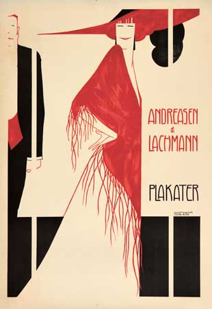 Appraisal: SVEN BRASCH - ANDREASEN LACHMANN PLAKATER x inches x cm