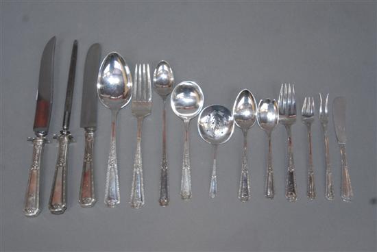 Appraisal: SET TOWLE STERLING LOUIS XIV FLATWARE Including dinner forks salad