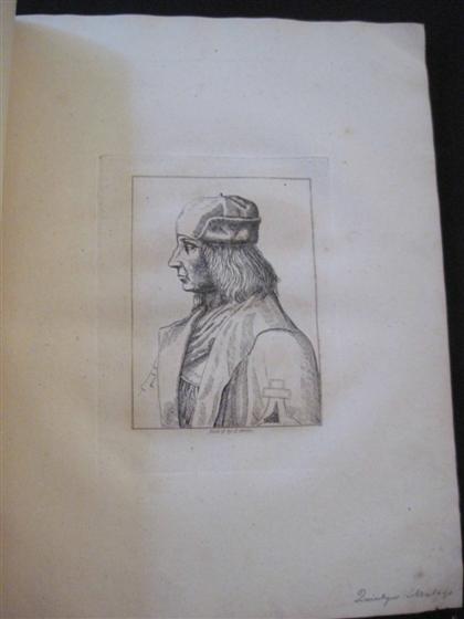 Appraisal: vol Girtin James etcher portraits of Celebrated Painters London to