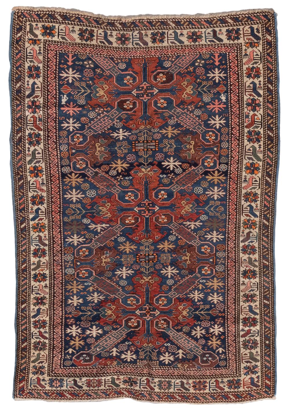 Appraisal: CAUCASIAN RUG X FIRST QUARTER OF THE TH CENTURYCAUCASIAN RUG