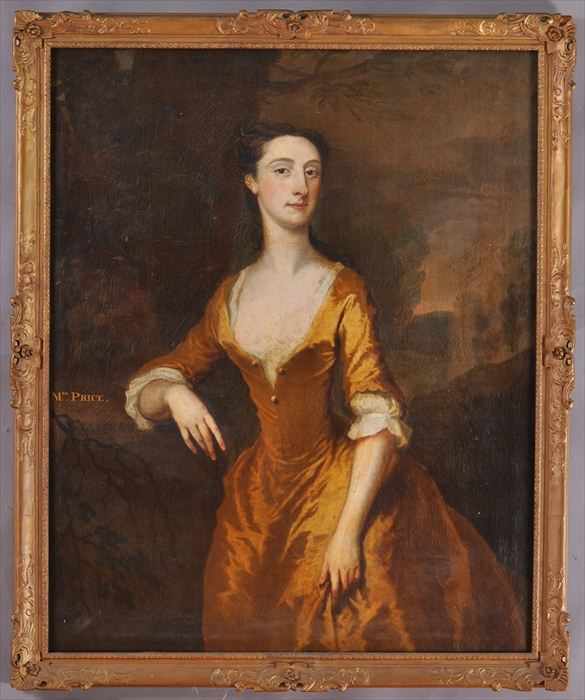 Appraisal: ATTRIBUTED TO JOSEPH HIGHMORE MRS PRINCE Oil on canvas possibly