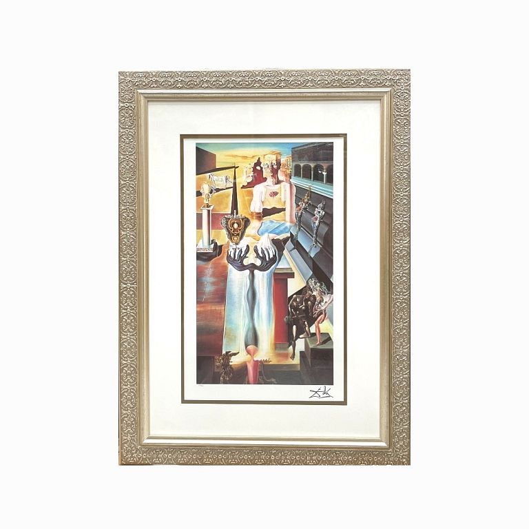 Appraisal: Salvador Dali Invisible Man Salvador Dali Invisible Man Printograph with