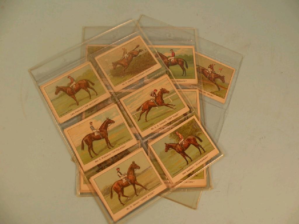 Appraisal: A set of Turf cigarette cards of winners on the