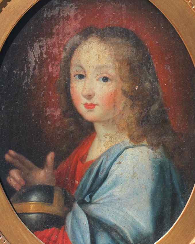 Appraisal: EARLY OLD MASTER OIL CANVAS OF A YOUNG CHILD Oil