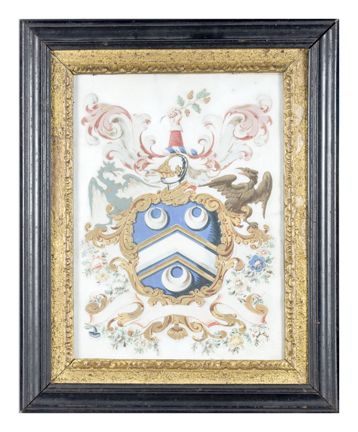 Appraisal: LATE EIGHTEENTH CENTURY COAT-OF-ARMS OF HOLYOKE BY AN UNIDENTIFIED NEW