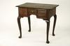 Appraisal: DRESSING TABLE - Period English oak Queen Anne dressing table