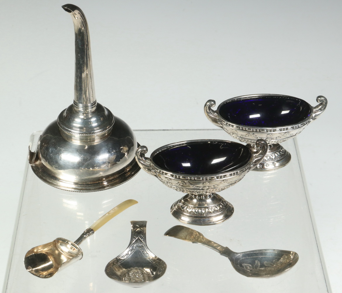 Appraisal: PCS TH EARLY TH C ENGLISH SILVER Group of English