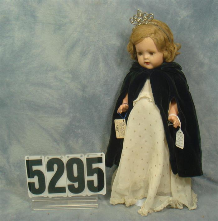 Appraisal: Madame Alexander Princess Doll all composition some crazing lines blonde