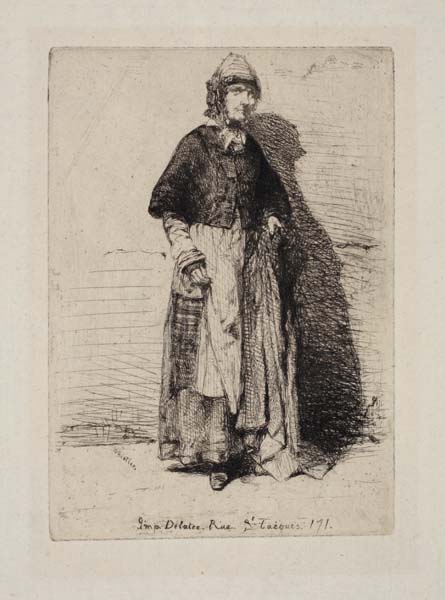 Appraisal: JAMES A M WHISTLER La M re G rard Etching