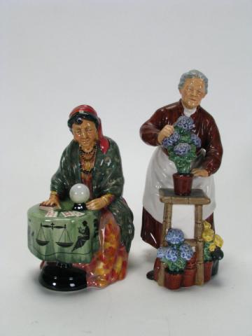 Appraisal: Two Royal Doulton Figurines including ''Flora'' HN copr and ''Fortune