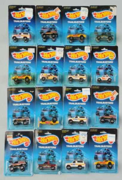 Appraisal: Lot of Mattel Hot Wheels Trailbuster Vehicles Description Includes one