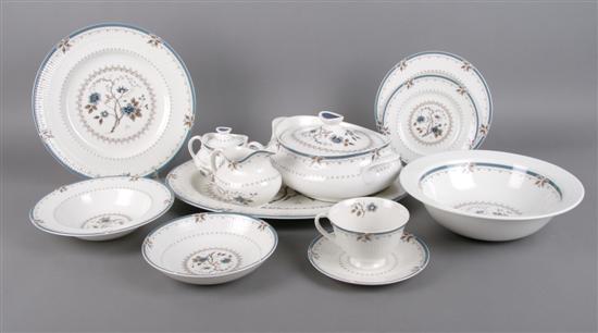 Appraisal: A Royal Doulton Porcelain Service for Twelve Diameter of first