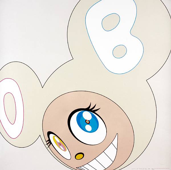 Appraisal: Takashi Murakami Japanese born White DOB Offset lithograph in colors