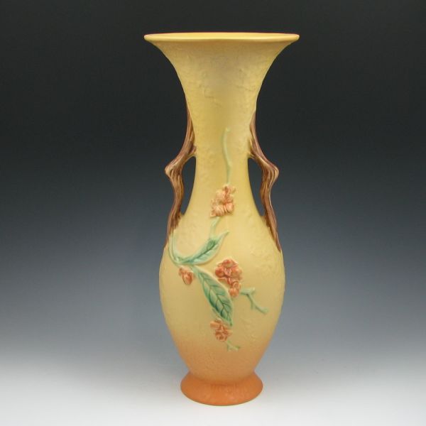 Appraisal: Roseville Bittersweet vase in yellow This is the largest vase