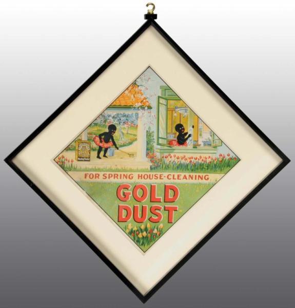 Appraisal: Paper Gold Dust Washing Powder Sign Description Turn of the