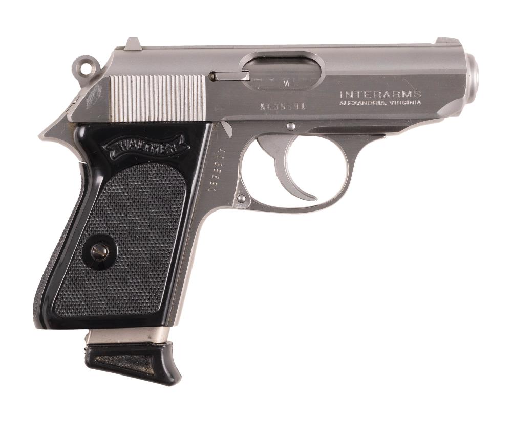 Appraisal: WALTHER PPK PISTOL TH CENTURY LENGTH OF BARREL TOTAL LENGTH