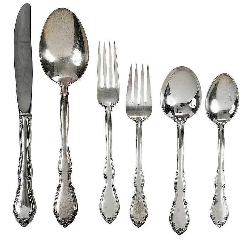 Appraisal: Towle Fantana Sterling Flatware Pieces American th century including eight