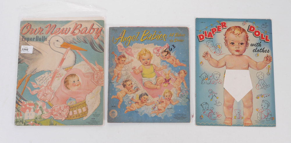 Appraisal: COLLECTION OF VINTAGE BABY THEME PAPER DOLL BOOKS Approx assorted