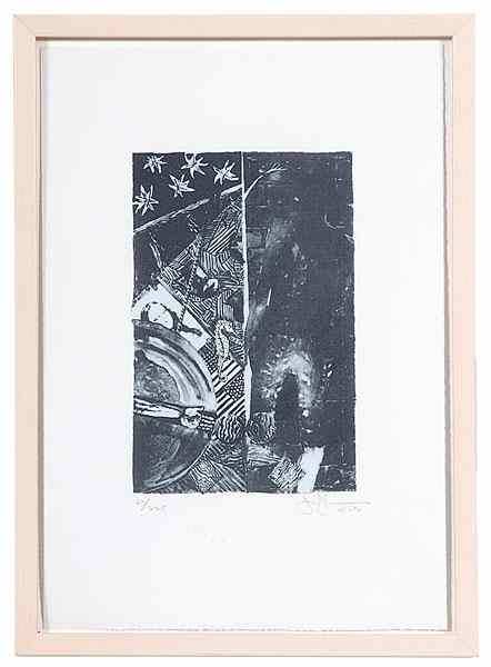 Appraisal: Jasper Johns American b Summer Lithograph signed and dated -