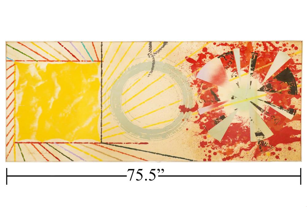 Appraisal: LARGE JAMES ROSENQUIST 'YELLOW LANDING' SILKSCREENJames Rosenquist America - 'Yellow