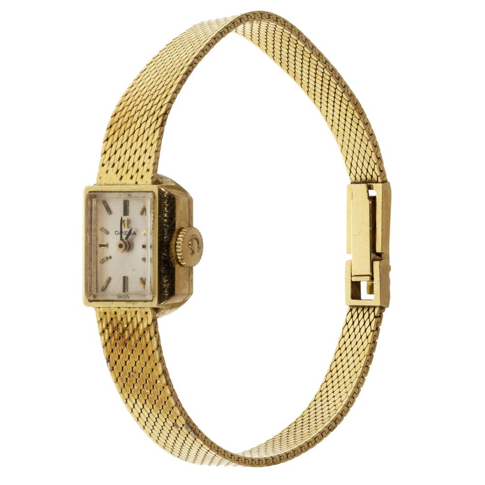 Appraisal: OMEGA K YELLOW GOLD CASE AND BAND WRISTWATCHSerial having a