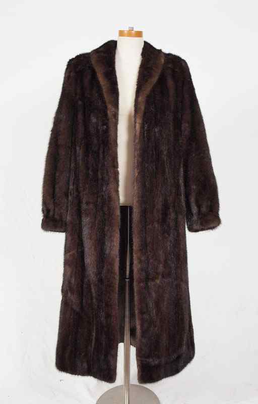 Appraisal: FULL LENGTH MINK COAT Full length approx '' overall with