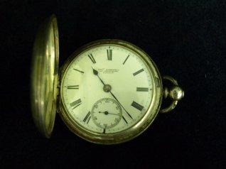 Appraisal: A gentleman's silver hunter pocket watch by Andrew Campbell Cheapside