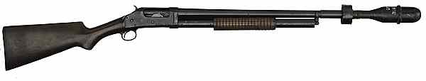 Appraisal: Winchester Model Pump Action Riot Shotgun ga Cyl bore barrel