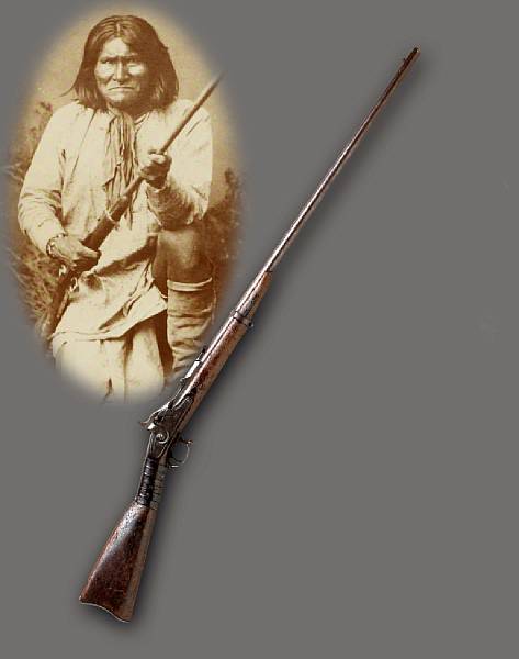 Appraisal: An Historic U S Model Springfield rifle surrendered by Apache